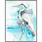 Heron Splash II by Jennifer Goldberger 23-in. W x 30-in. H. Canvas Wall Art Print Framed in Grey